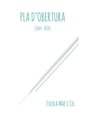 Pla De Reobertura Mar I Cel