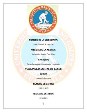 Portafolio Legislación
