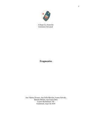 Fragmentos Literatura Griega