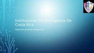 Instituciones De Emergencia De Costa Rica