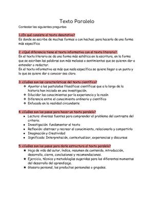 Texto Paralelo