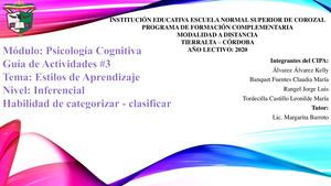 Actividades - Trabajo en CIPAS