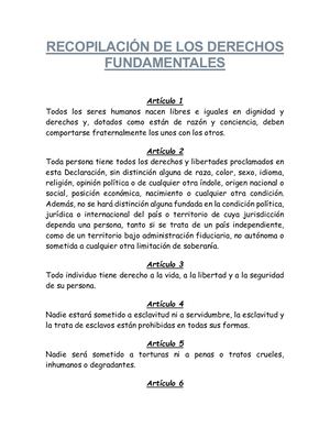 DERECHOS FUNDAMENTALES EN COLOMBIA  - MINISTERIO DEL INTERIOR