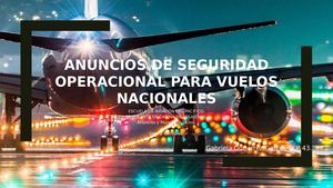 Anuncios De Seguridad Para Vuelos Nacionales