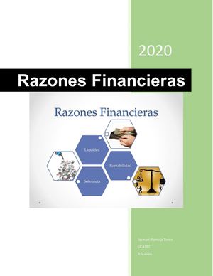 Ucatec Razones Financieras