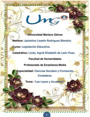 Portafolio De Leyes y Acuerdo