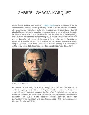 Gabriel Garcia Marquez