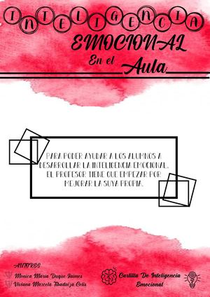 Inteleligencia Emocional C A R T I L L A