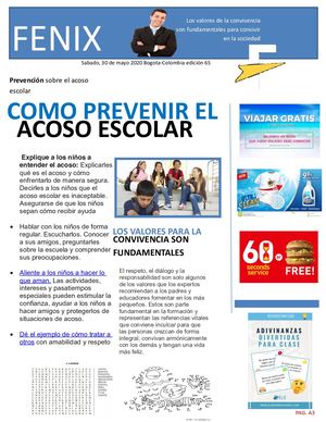 Periodico De Julian Zambrano Y Saeed Gonzales