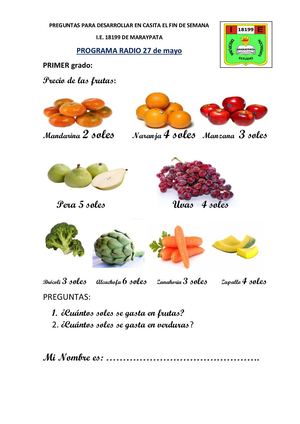 Cuestionario 1° Y 2° Grado