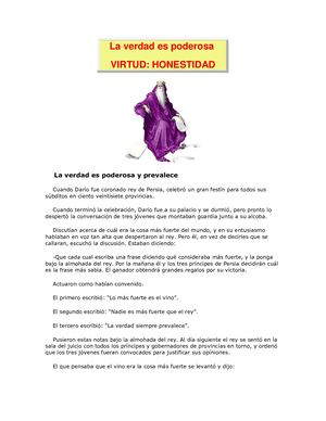4 Honestidad La Verdad Es Poderosa