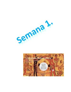 Portafolio Literatura Guatemalteca