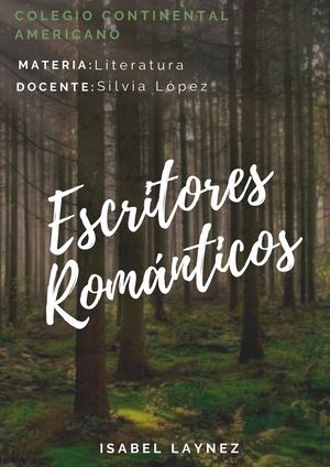 Escritores Románticos