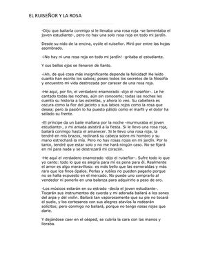 El Ruiseñor Y La Rosa