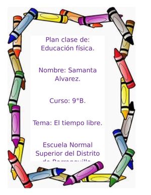 El tiempo libre.