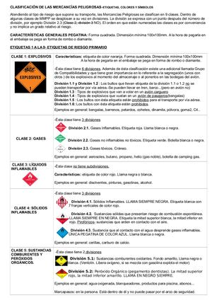 Mercancías Peligrosas