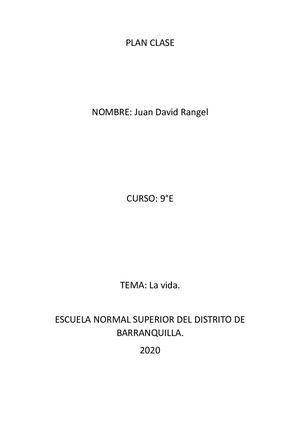 Plan Clase