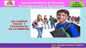 PPT "cambios en la pubertad"