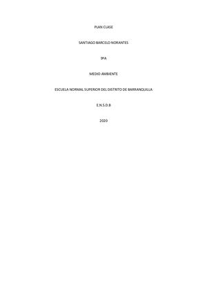 Plan Clase Informatica (Medio Ambiente) 9