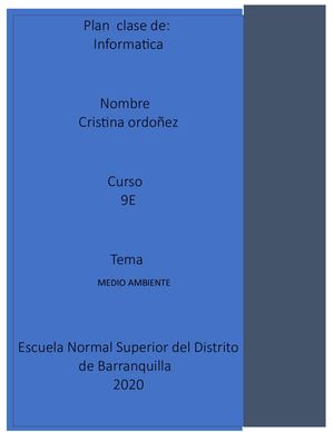 Plan Clase Cristina Ordoñez