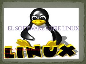 El Software Libre Linux