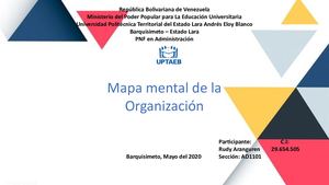 Mapa Mental de la Organización