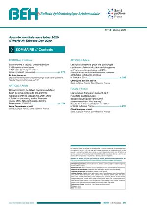 BEH 2020 Santé Publique France