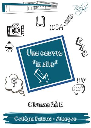 In Situ Travaux 3e E