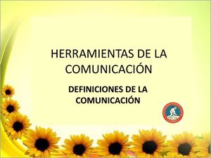 Definiciones De La Comunicación