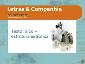Texto Lírico Estrutura Estrófica