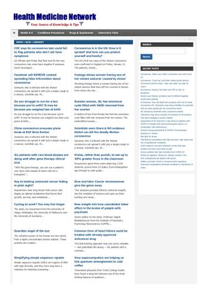 Health News January 2020 Archive