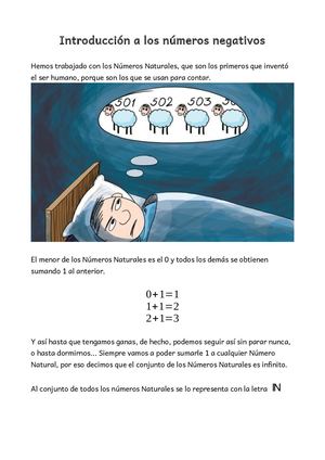 Numeros Negativos