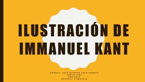 Ilustración De Immanuel Kant