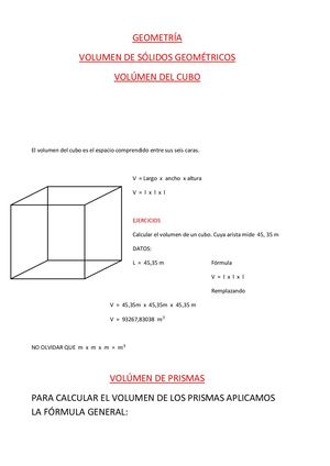 Volúmen De Poliedros