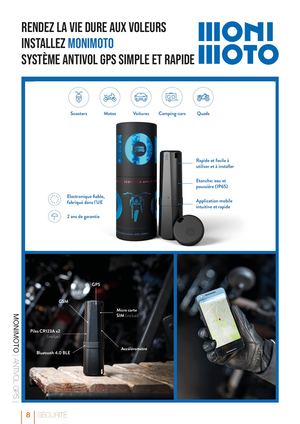 MONIMOTO : système antivol GPS moto