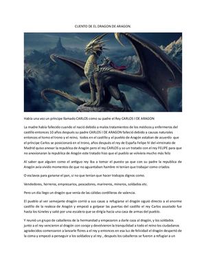 Cuento De El Dragon De Aragon