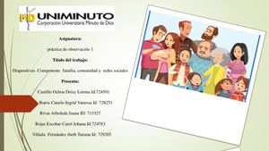 Componente Familia, Comunidad Y Redes Sociales