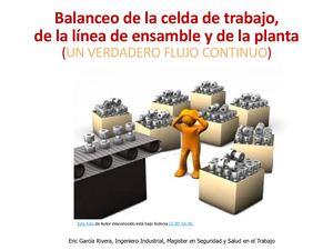 Práctica N° 1 1 De Balanceo De Linea