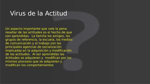 Virus De La Actitud