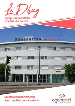 Plaquette Résidence Le Dhuy
