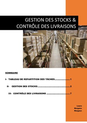 Dossier Documentaire Gestion Des Stocks