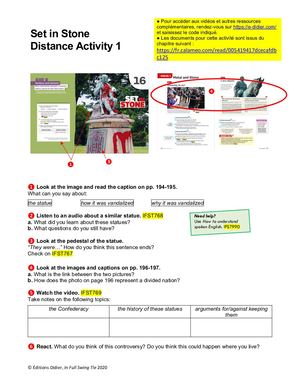 Set In Stone Distance Activity 1