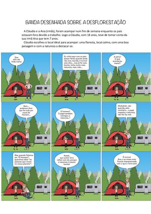 Banda Desenhada Sobre A Desflorestação