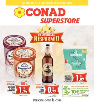 Volantino Conad Superstore Liguria Nord Ovest 11 24 Giugno 2020