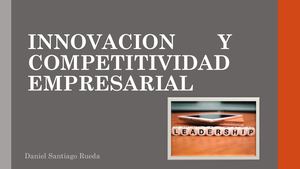 Innovacion Y Competitividad Empresarial
