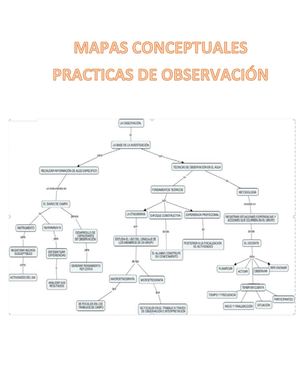 Mapas Conceptuales Practicas De Observación