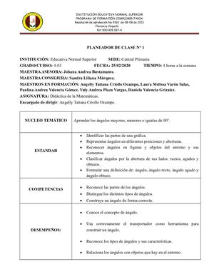 PLANEADOR DE CLASE N°2