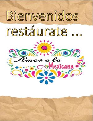Manual De Bienvenida Restaurante Amor A La Mexicana