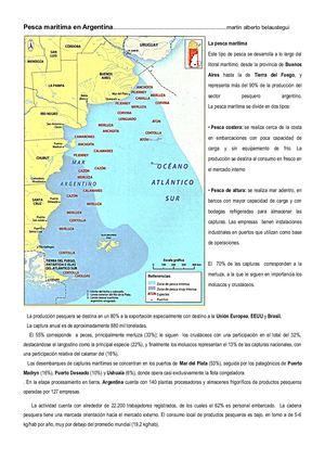 Pesca marítima en Argentina