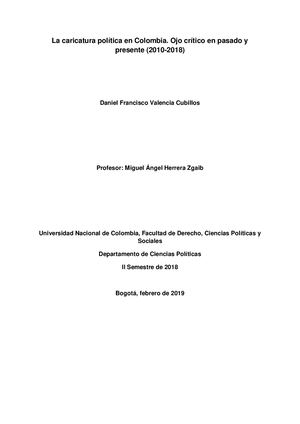 Monografía Caricatura Política Daniel Valencia Definitiva